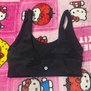 Lululemon Align Reversible Sport
Bra BLACK CAMO Women's size 6